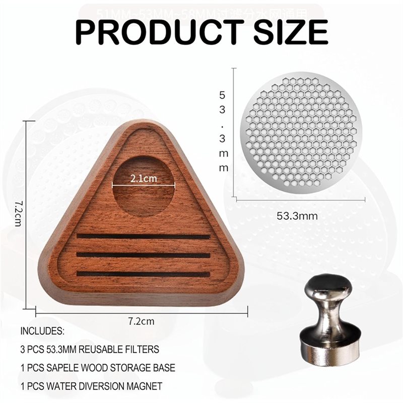 CYCLI-53.5Mm Espresso Puck Scr - Breville Espresso Barista Express ulasan dan harga
